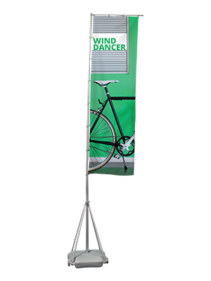Drapeau Wind Dancer ht 5 m R°/V°