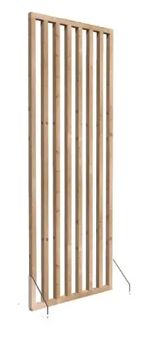 Cloison claustra Eco Bois tasseau